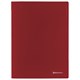 Папка с металлическим скоросшивателем BRAUBERG стандарт, красная, до 100 листов, 0,6 мм, 221632 221632