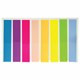 Закладки клейкие неоновые STAFF, 45х8 мм, 160 штук (8 цветов х 20 листов), на пластиковом основании, 129354 129354