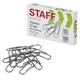 Скрепки STAFF "EVERYDAY", 22 мм, металлические, 100 шт., в картонной коробке, Россия, 220302 220302