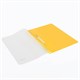 Скоросшиватель пластиковый ЮНЛАНДИЯ, А4, 130/180 мкм, желтый 228677 228677