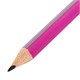 Карандаш чернографитный BRAUBERG, 1 шт., Alderida, НВ, трехгранный, с ластиком, корпус розовый, заточенный, 180611 180611