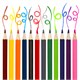 Карандаши цветные ЮНЛАНДИЯ ЗАБАВНЫЕ КАРТИНКИ, 12 цветов, шестигранные, грифель 3 мм, натуральное дерево, 181643 181643