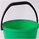 Ведро 10 л, без крышки, пластиковое, пищевое, с глянцевым узором, цвет зеленый, мерная шкала, LAIMA, 603893 603893