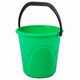 Ведро 10 л, без крышки, пластиковое, пищевое, с глянцевым узором, цвет зеленый, мерная шкала, LAIMA, 603893 603893