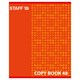 Тетрадь А5, 48 л., STAFF, скоба, клетка, офсет №2 ЭКОНОМ, обложка картон, "ОДИН ЦВЕТ" (точки), 402782 402782