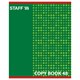 Тетрадь А5, 48 л., STAFF, скоба, клетка, офсет №2 ЭКОНОМ, обложка картон, "ОДИН ЦВЕТ" (точки), 402782 402782