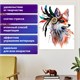 Картина стразами (алмазная мозаика) 40х50 см, ОСТРОВ СОКРОВИЩ "Индейская лиса", без подрамника, 662412 662412