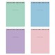 Блокнот МАЛЫЙ ФОРМАТ А6 108х145 мм, 40 л., гребень, картон, клетка, BRAUBERG "Minimal Pastel", 116429 116429 - фото 129085