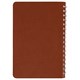 Тетрадь А5 (148x218 мм), BRAUBERG "Office PRO", гибкая, под кожу, гребень, 80 л., коричневая, 111044 111044