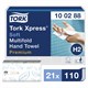 Полотенца бумажные 110 штук, TORK (Система H2) Premium, КОМПЛЕКТ 21 штука, 2-слойные, белые, 21х34, Interfold, 100288 124550 - фото 133706