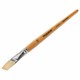 Кисть ПИФАГОР, ЩЕТИНА, плоская, № 10, деревянная лакированная ручка, пакет с подвесом, 200874 200874