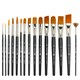 Кисти художественные набор 15 шт., синтетика, BRAUBERG ART CLASSIC, 200962 200962