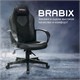 Кресло компьютерное BRABIX "Game GM-017", экокожа/ткань, черное, 532641, GM-017_532641 532641