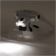 Лупа налобная с LED-ПОДСВЕТКОЙ, 5 сменных линз 95х33 мм, увеличение 1,0 - 3,5, BRAUBERG, 455929 455929