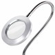 Лупа настольная на прищепке с LED-ПОДСВЕТКОЙ, диаметр 75 мм, увеличение 3, BRAUBERG, 455931 455931
