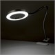 Лупа настольная на прищепке с LED-ПОДСВЕТКОЙ, диаметр 75 мм, увеличение 3, BRAUBERG, 455931 455931