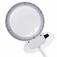 Лупа настольная с LED-ПОДСВЕТКОЙ, диаметр 110 мм, увеличение 3, корпус белый, BRAUBERG, 455930 455930