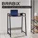 Стол на металлокаркасе BRABIX "LOFT CD-003", 640х420х840 мм, цвет дуб антик, 641216 641216 Стол на металлокаркасе BRABIX "LOFT CD-003", 640х420х840 мм, цвет дуб антик, 641216 641216