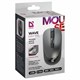 Мышь беспроводная бесшумная DEFENDER Wave MM-995, USB, 3 кнопки+1 колесо-кнопка, оптическая, серая, 52993 513823