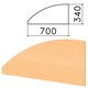 Экран-перегородка "Монолит", 700х16х340 мм, БЕЗ ФУРНИТУРЫ (код 640237), бук бавария, ЭМ23.1 640159 - фото 160205