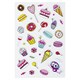Наклейки зефирные "Сладости", многоразовые, 10х15 см, ЮНЛАНДИЯ, 661800 661800