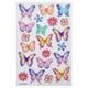 Наклейки гелевые "Пастельные бабочки", многоразовые, с блестками, 10х15 см, ЮНЛАНДИЯ, 661780 661780