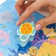 Наклейки обучающие тематические из EVA "Морские обитатели", 20х40 см, многоразовые, ЮНЛАНДИЯ, 663771 663771