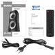 Колонка портативная SVEN PS-950, 160 Вт, TWS, Bluetooth, FM, USB, microSD, LED-дисплей, черная, SV-022396 513972