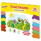 Пластилин классический ЮНЛАНДИЯ "ВЕСЁЛЫЙ ШМЕЛЬ", 36 цветов, 720 грамм, СО СТЕКОМ, ВЫСШЕЕ КАЧЕСТВО, 106434 106434 - фото 165795