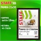Рамка 21х30 см со стеклом, багет 18 мм МДФ, STAFF "Grand", цвет венге, 391330 391330