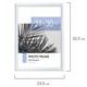 Рамка 21х30 см небьющаяся, багет 17,5 мм, пластик, BRAUBERG "Colorful", белая, 391241 391241