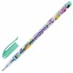 Ручки гелевые ЮНЛАНДИЯ, НАБОР 6 ЦВЕТОВ, МЕТАЛЛИК, с печатью, узел 0,7 мм, линия письма 0,5 мм, 142801 142801