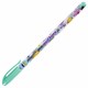 Ручки гелевые ЮНЛАНДИЯ, НАБОР 6 ЦВЕТОВ, МЕТАЛЛИК, с печатью, узел 0,7 мм, линия письма 0,5 мм, 142801 142801