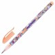 Ручки гелевые ЮНЛАНДИЯ, НАБОР 6 ЦВЕТОВ, ПАСТЕЛЬ, корпус с печатью, узел 0,7 мм, линия письма 0,5 мм, 142803 142803