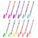 Ручки гелевые ЮНЛАНДИЯ, НАБОР 12 ЦВЕТОВ, НЕОН, корпус с печатью, узел 0,7 мм, линия письма 0,5 мм, 142806 142806