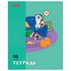 Тетрадь А5 48 л., HATBER скоба, клетка, обложка картон, "Dog mafia" (микс в спайке), 48Т5В1 405274