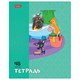 Тетрадь А5 48 л., HATBER скоба, клетка, обложка картон, "Dog mafia" (микс в спайке), 48Т5В1 405274