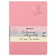 Тетрадь 48 л. в клетку обложка кожзам под рогожку, сшивка, A5 (147х210мм), РОЗОВЫЙ, BRAUBERG HARMONY, 403834 403834 - фото 181236