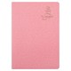 Тетрадь 48 л. в клетку обложка кожзам под рогожку, сшивка, A5 (147х210мм), РОЗОВЫЙ, BRAUBERG HARMONY, 403834 403834