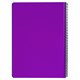 Тетрадь А4 80 л. BRAUBERG "Metropolis", спираль пластиковая, клетка, обложка пластик, ФИОЛЕТОВЫЙ, 404743 404743