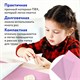 Клеёнка настольная ПИФАГОР для уроков труда, ПВХ, розовая, 69х40 см, 228115 228115