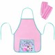 Накидка фартук с нарукавниками для труда ПИФАГОР, 1 карман, 46х54 см, "Cat friends", 272458 272458 - фото 190833