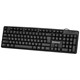 Клавиатура проводная DEFENDER Element HB-520, USB, 104 клавиши + 3 дополнительные клавиши, черная, 45522 511790