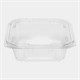 Одноразовый контейнер квадратный 750 мл С КРЫШКОЙ ЮП-РКСП, КОМПЛЕКТ 300 шт., прозрачный ПЭТ, ЮУПМ6014 608020