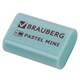 Ластик BRAUBERG "Pastel Mini", 27х18х10 мм, ассорти пастельных цветов, экологичный ПВХ, 229581 229581