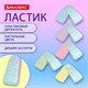 Ластик BRAUBERG "ULTRA PASTEL", 57х24х15 мм, пастельные цвета ассорти, бирюзовый пластиковый держатель, 272688 272688
