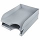 Лоток горизонтальный для бумаг BRAUBERG "Standard", 350х253х65 мм, серый, 238347 238347