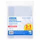 Обложки ПВХ для рабочих тетрадей и учебников, НАБОР "3 шт + 1 шт в ПОДАРОК", СУПЕРПЛОТНЫЕ, 250 мкм, 265x410 мм, прозрачные, BRAUBERG, 272694 272694 - фото 207561