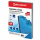 Обложки пластиковые для переплета А4, КОМПЛЕКТ 100 шт., 150 мкм,"Кристалл", прозрачно-синие, BRAUBERG, 532158 532158 - фото 207894
