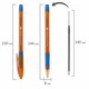 Ручка шариковая масляная с грипом BRAUBERG Model-XL ORANGE, СИНЯЯ, узел 0,7 мм, линия 0,35 мм, 143246 143246 - фото 20858